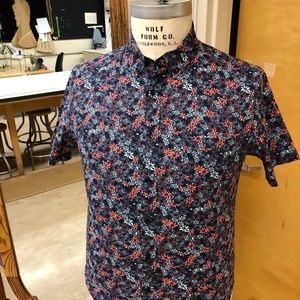 Goodfellow & Co Mens L Slim Fit Floral Shirt